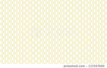 Crossed yellow and beige yarn mesh pattern Crossed yellow and beige yarn mesh pattern 133507680