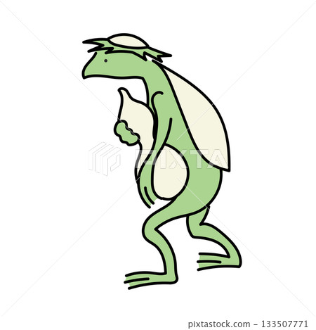 Stock Illustration: Kappa character illustration Stock Illustration: Kappa character illustration 133507771
