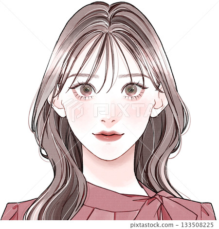 臉型：優雅型 - 淺瀏海 133508225