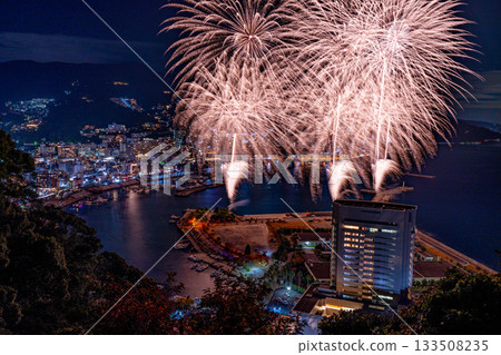 [Shizuoka Prefecture] Atami's million-dollar night view and seaside fireworks festival 133508235