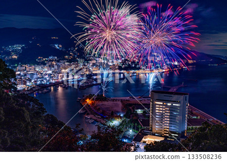 [Shizuoka Prefecture] Atami's million-dollar night view and seaside fireworks festival 133508236