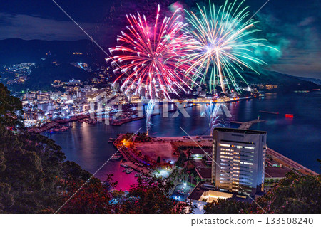 [Shizuoka Prefecture] Atami's million-dollar night view and seaside fireworks festival 133508240