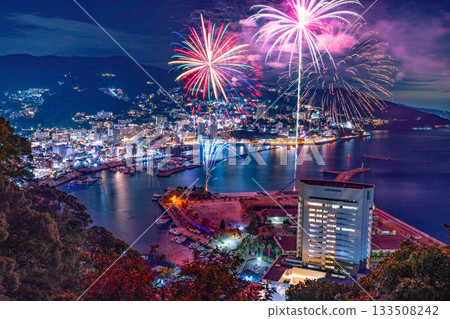 [Shizuoka Prefecture] Atami's million-dollar night view and seaside fireworks festival 133508242