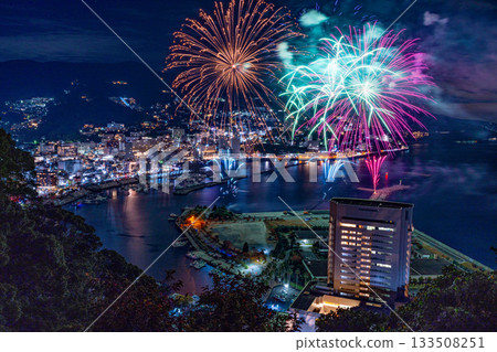 [Shizuoka Prefecture] Atami's million-dollar night view and seaside fireworks festival 133508251