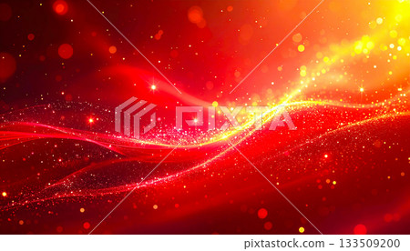 Golden light explosion effect background, abstract expression of shining energy and rays 133509200