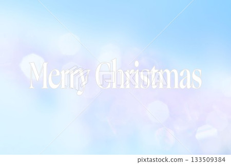 聖誕背景，柔和閃光，模糊漸變，淺藍色 133509384