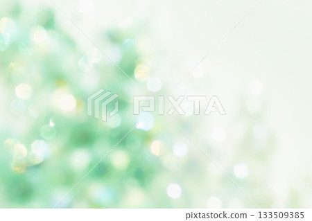 Soft sparkling background, blurred gradation, green, Christmas 133509385
