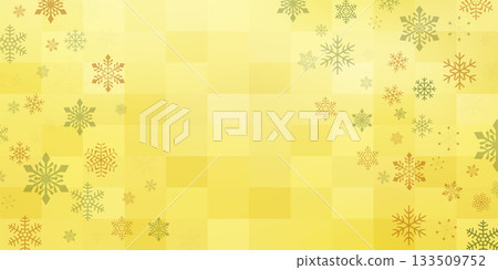 Snow Christmas Winter Japanese pattern background 133509752