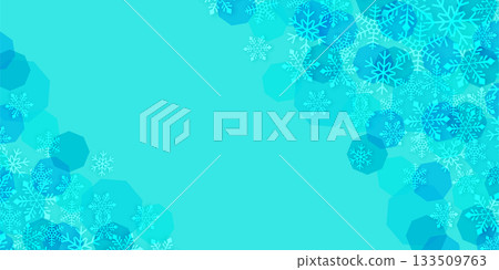 Snow Christmas Winter Japanese pattern background 133509763