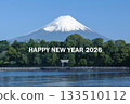 New Year's card 2026 Mount Fuji 133510112