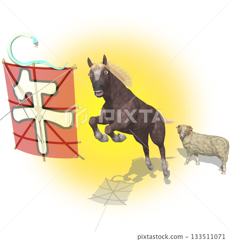 新年快樂,馬年吉祥,十二生肖快樂,友誼長存 新年快樂,馬年吉祥,十二生肖快樂,友誼長存 133511071