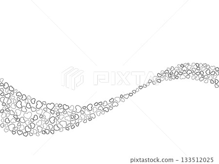 Heart pattern background, black and white, border heart Heart pattern background, black and white, border heart 133512025
