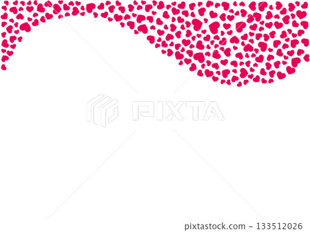 Heart pattern background Red solid color Heart 133512026