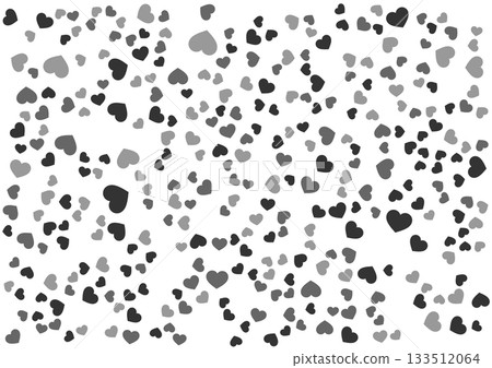 Heart pattern background Black and white 3 colors Heart 133512064