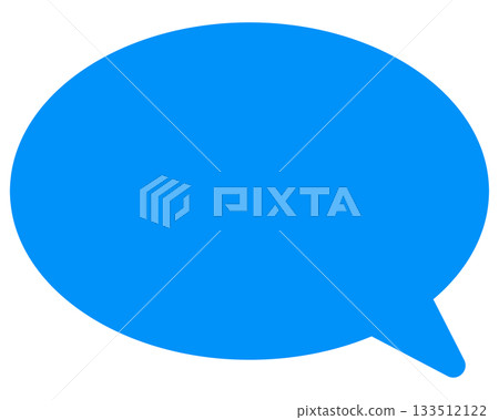 簡單的彩色圓形對話框 133512122