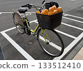 一輛自行車上裝滿了驅蜂噴霧劑 133512410