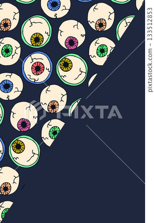 Graphic image of colorful monster eyes Graphic image of colorful monster eyes 133512853