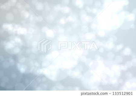 Abstract bokeh lights are filling frame with soft white and blue circles in vector illustration 133512901