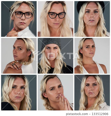 People collage portrait 3x3 People collage portrait 3x3 133512906