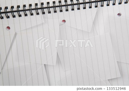 Digitally generated notepad with lined paper Digitally generated notepad with lined paper 133512946