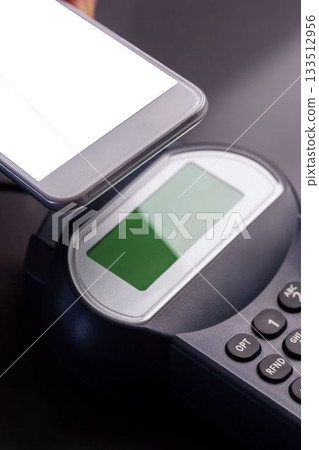 Smartphone and card reader machine 133512956