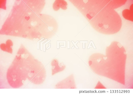 Digitally generated Valentines heart design 133512993