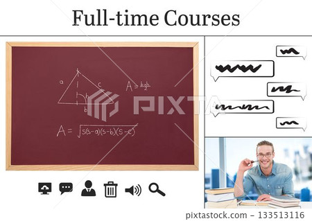 Composite image of full-time courses Composite image of full-time courses 133513116