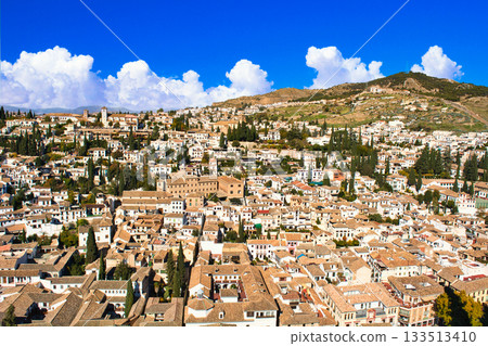 View of the Albaicin district from the Alhambra 133513410