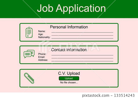 Graphic image of Job Application 133514243