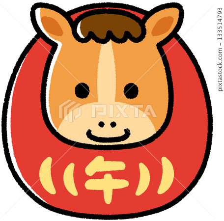 Horse Daruma Horse Daruma 133514793