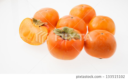 Fuyu persimmon studio photography 133515102