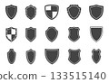 Set of shields silhouette, Shields svg bundle, Shields silhouette, Shields icon, Shields clipart, Shields drawing, Shield svg. 133515140