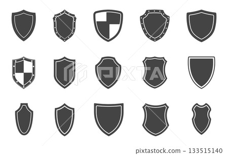 Set of shields silhouette, Shields svg bundle, Shields silhouette, Shields icon, Shields clipart, Shields drawing, Shield svg. 133515140