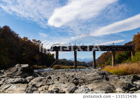 穿越荒川橋的古特快 133515436