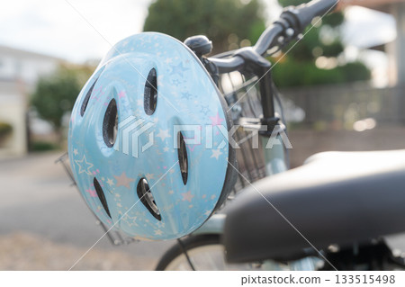 bike and helmet bike and helmet 133515498