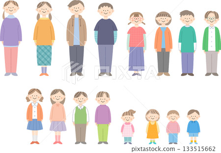 Children's set for toddlers to junior high school students Children's set for toddlers to junior high school students 133515662