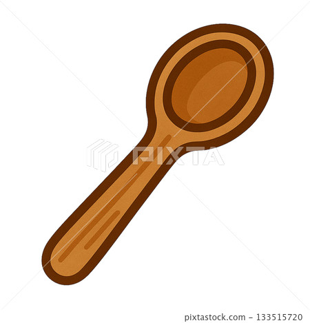 木湯匙的簡圖 133515720
