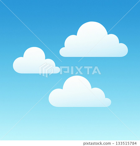天空的簡單插圖 133515784