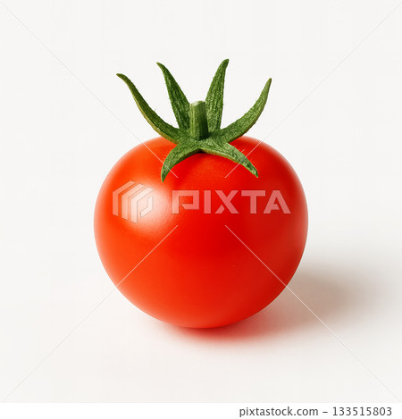 白色背景下的櫻桃番茄 133515803
