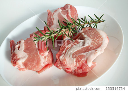 Raw spare rib Raw spare rib 133516734