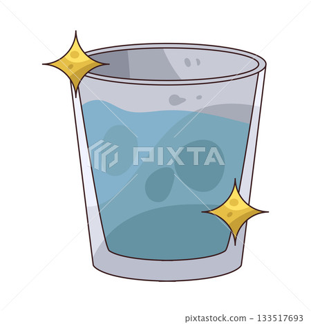 illustration of Water Glass 133517693