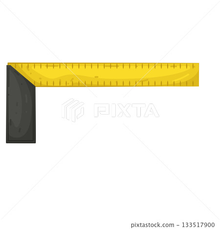 Illustration of elbow ruler  133517900