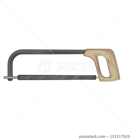 Illustration of hacksaw Illustration of hacksaw 133517920