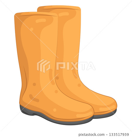 Illustration of safety boots Illustration of safety boots 133517939