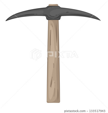Illustration of pickaxe Illustration of pickaxe 133517943