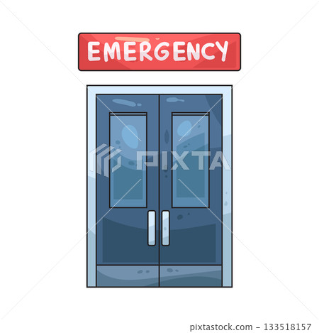 illustration of emergency room 133518157