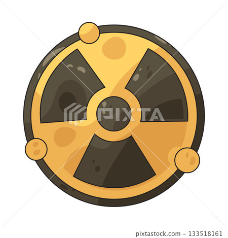 illustration of radiation symbol 133518161