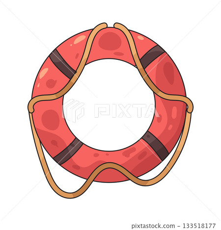 illustration of lifesaver illustration of lifesaver 133518177