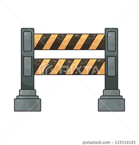 illustration of barricade illustration of barricade 133518185