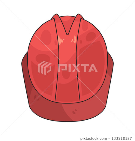 illustration of helmet illustration of helmet 133518187